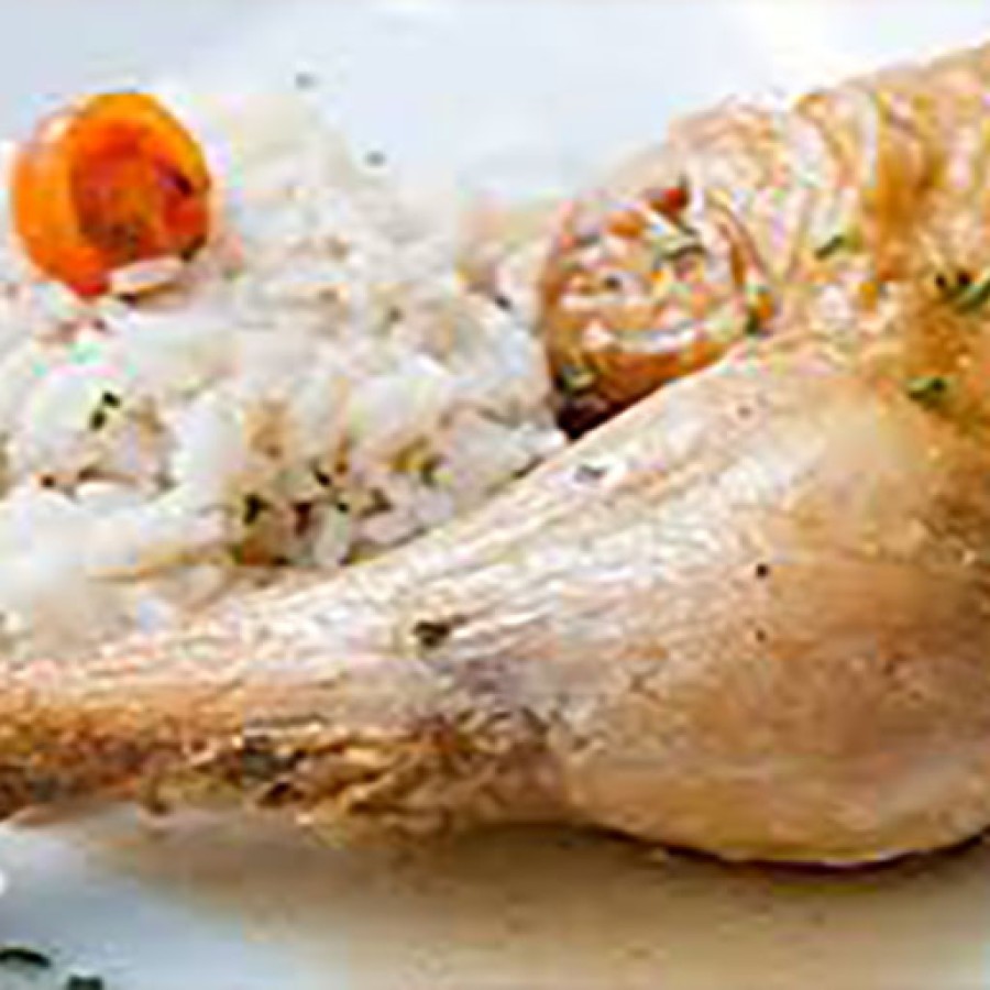 رز أبيض دجاج