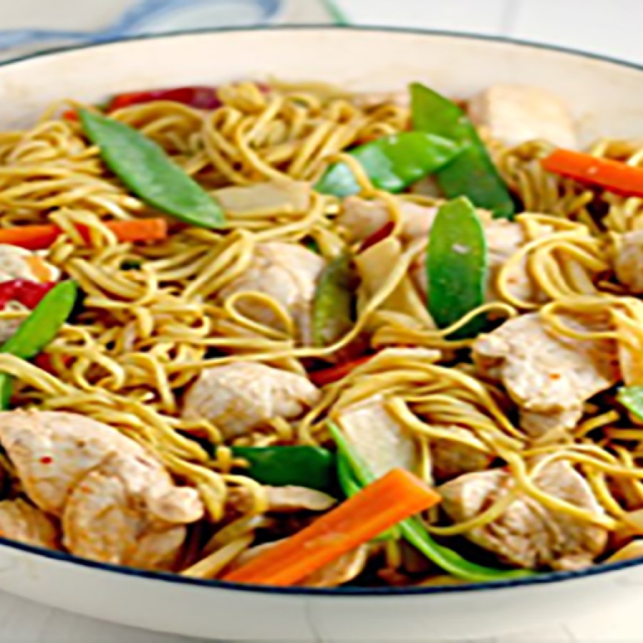 نوديلز بالخضار