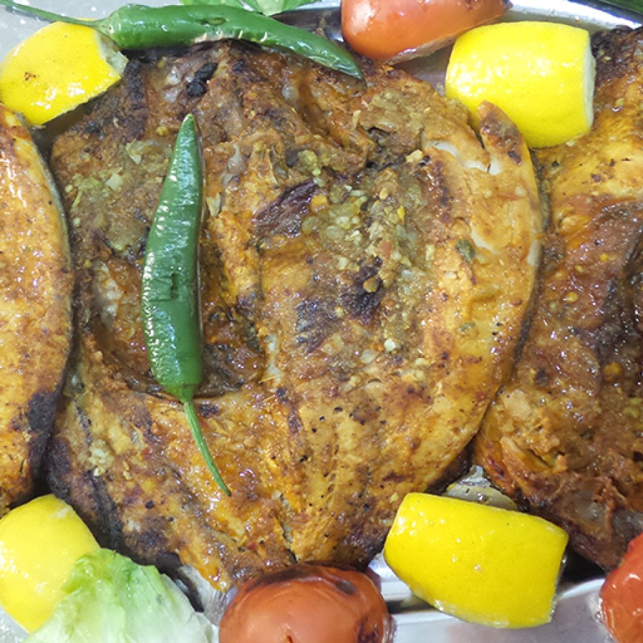 سمك بلطى مشوى