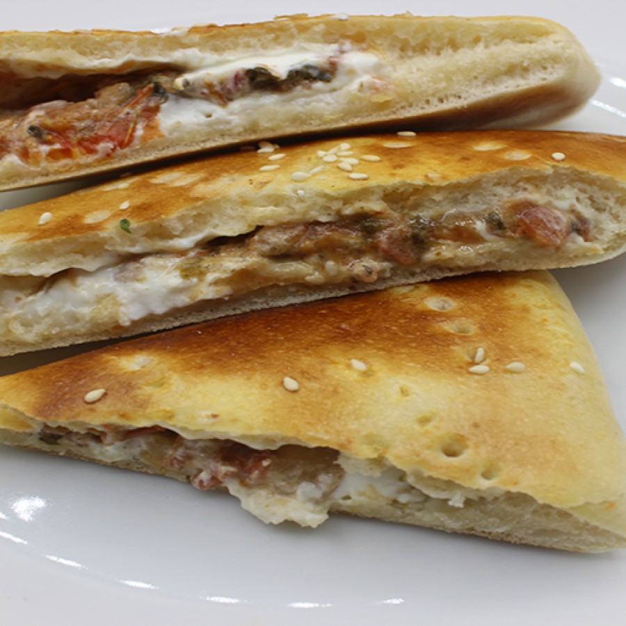 لبنه بالسبانخ