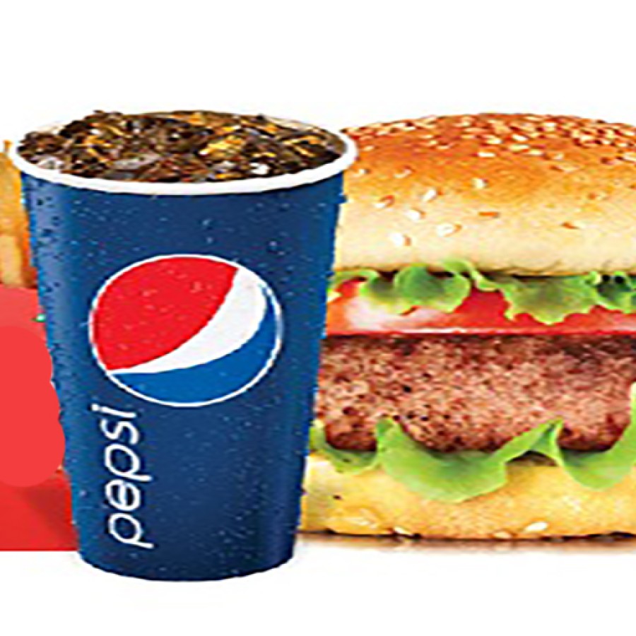 وجبة برجر لحم عربي