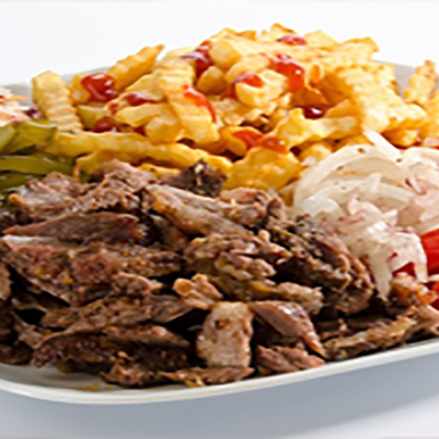 صحن شاورما لحم