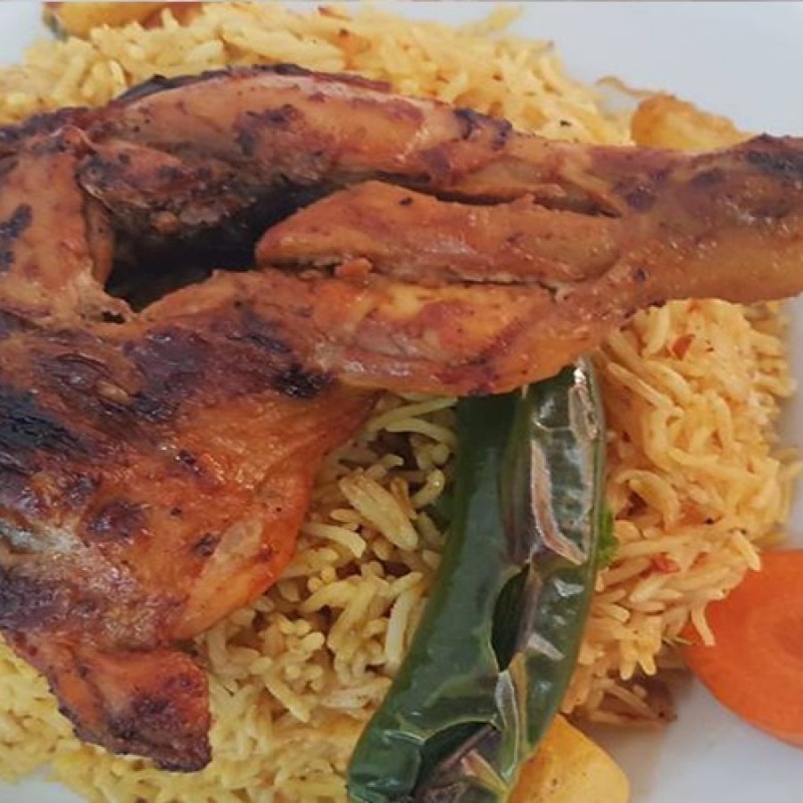 بخاري دجاج على الفحم